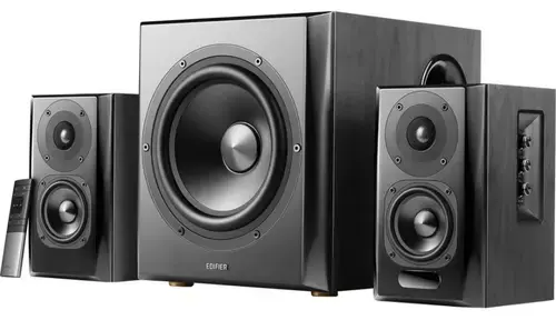 Boxe Edifier S351DB-BK, 2.1, 150W, Bluetooth, Telecomanda (Negru)