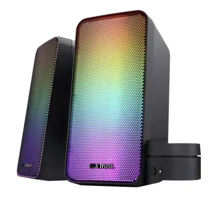 Boxe Trust GXT 611 WEZZ, 2.0, RGB (Negru)
