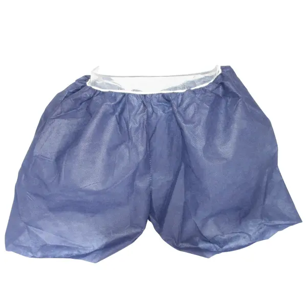 Boxeri barbati de unica folosinta, PRIMA, albastri, 65x56 cm, 50 bucati, pentru saloane si clinici medicale