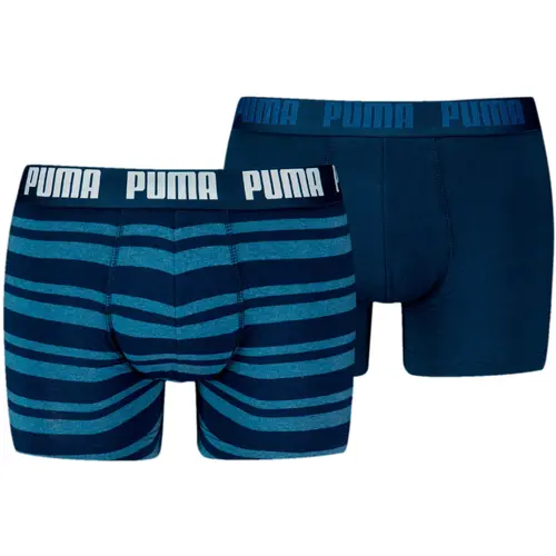 Boxeri barbati Puma Men Everyday Heritage Stripe Boxer 2p 93832602