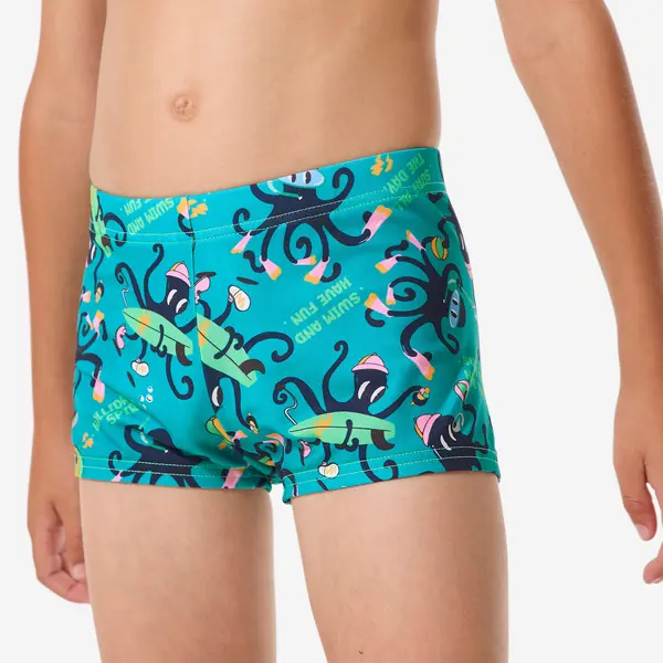 Boxeri de baie înot Fiti fun Turcoaz Băieți Copii