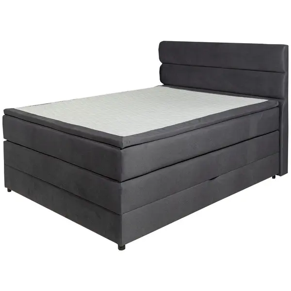 Boxspring, 140/200 cm, antracit