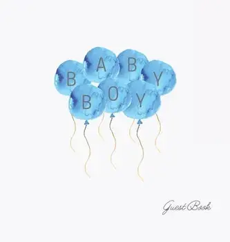 Boy baby shower guest book (Hardback), Hardcover/Lulu and Bell