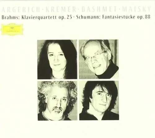 Brahms - Klavierquartett Op.25 | Robert Schumann, Johannes Brahms, Martha Argerich