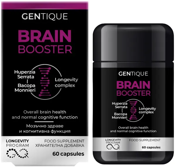 Brain Booster, 60 capsule, Gentique Longevity