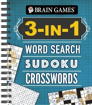 Brain Games - 3-In-1: Word Search, Sudoku, Crosswords, Spiral/***