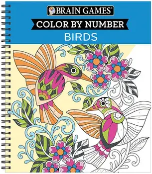 Brain Games - Color by Number: Birds, Spiral/***