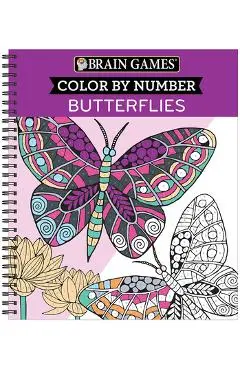 Brain Games - Color by Number: Butterflies - New Seasons