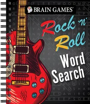 Brain Games - Rock 'n' Roll Word Search, Spiral/***