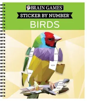 Brain Games - Sticker by Number: Birds (42 Images), Spiral/***