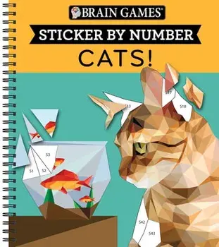 Brain Games - Sticker by Number: Cats!, Spiral/***