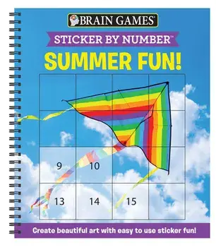 Brain Games - Sticker by Number: Summer Fun! (Square Stickers): Create Beautiful Art with Easy to Use Sticker Fun!/***
