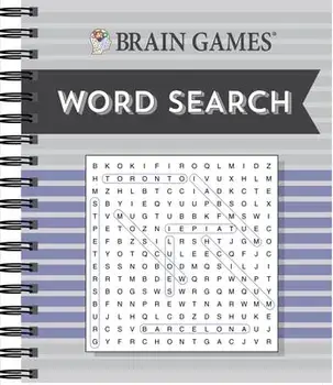 Brain Games - Word Search (Purple), Spiral/***
