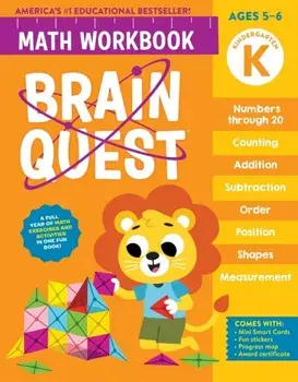 Brain Quest Math Workbook: Kindergarten, Paperback/Workman Publishing