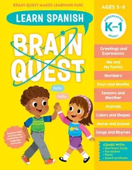 Brain Quest Workbook: Learn Spanish, Paperback/Workman Publishing