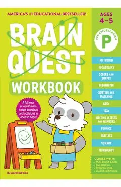 Brain Quest Workbook: Pre-K Revised Edition - Workman Publishing