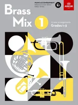 Brass Mix, Book 1, Piano Accompaniment E flat. 12 new arrangements for Brass, Grades 1-3, Sheet Map/***