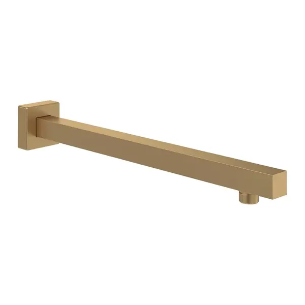 Brat de dus 40 cm, auriu periat, patrata, VilleroyBoch, Universal Showers