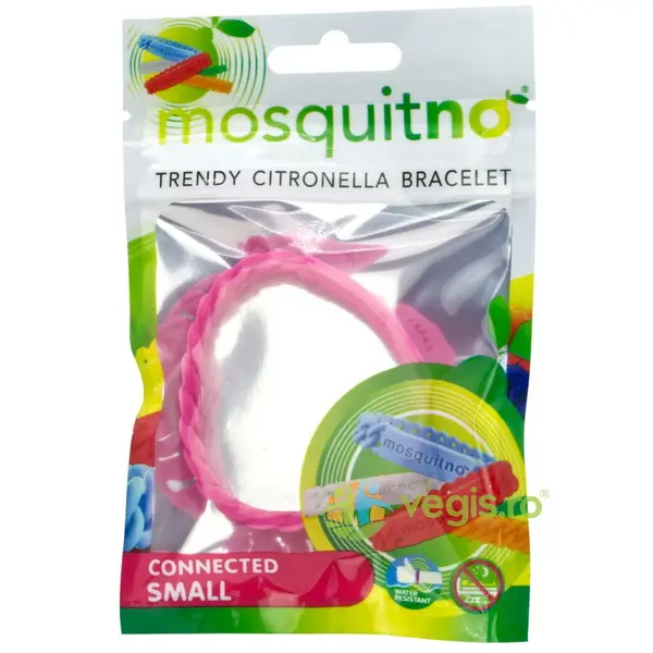 Bratara Anti-tantari pentru Copii cu Parfum de Citronella Diverse Culori Connected Small 5g