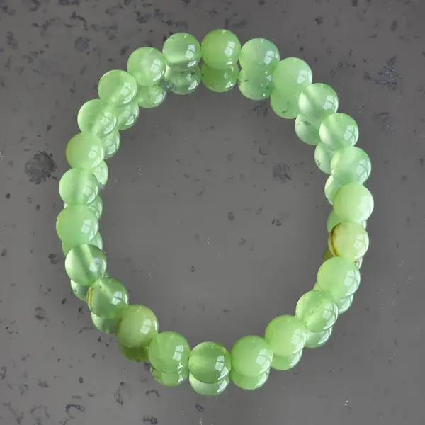 Bratara calcit verde sfere 8mm