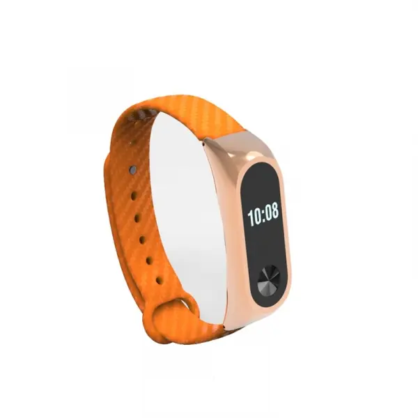 Bratara de schimb cu insertii de carbon pentru Xiaomi Mi Band 2