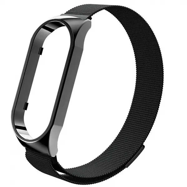 Bratara de schimb din metal cu zale mici pentru Xiaomi Mi Band 5 si Mi Band 6