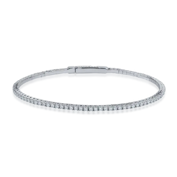Bratara din aur alb cu diamante de 1.41ct