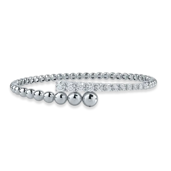 Bratara din aur alb cu diamante de 1.41ct