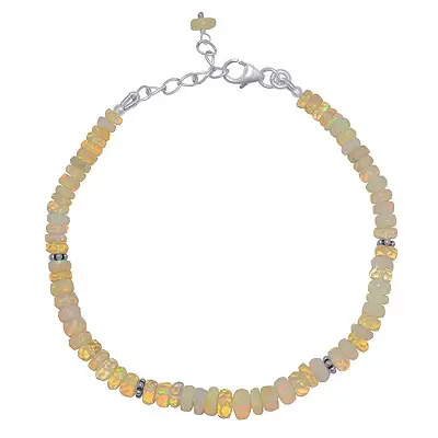 Bratara discuri opal etiopian