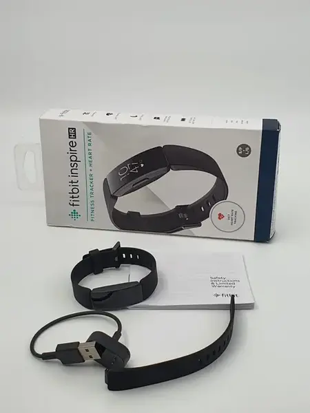 Bratara Fitness Fitbit Inspire HR, Waterproof, Bluetooth (Negru)