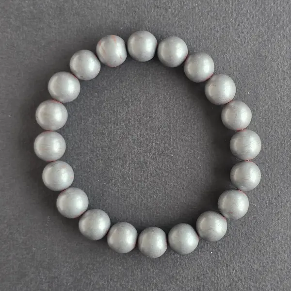 Bratara hematit mat 10-11 mm