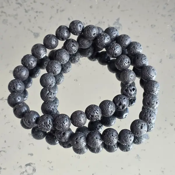 Bratara lava stones 8mm