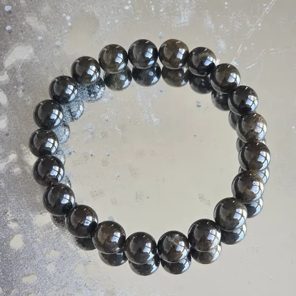 Bratara mix turmalina negra verde 8 mm
