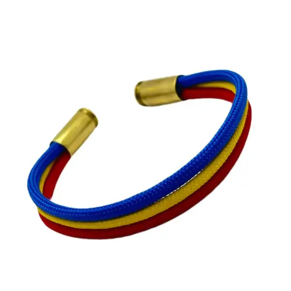 Bratara Paracord Trinity Patriot (Tricolor Romania) Drop Zone - M