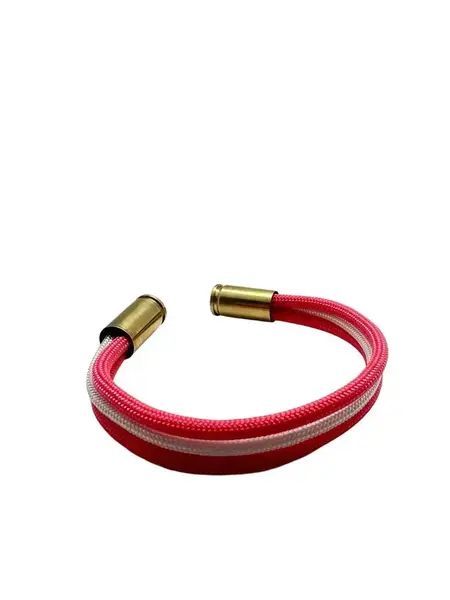 Bratara Paracord Trinity Roz Alb Drop Zone - M