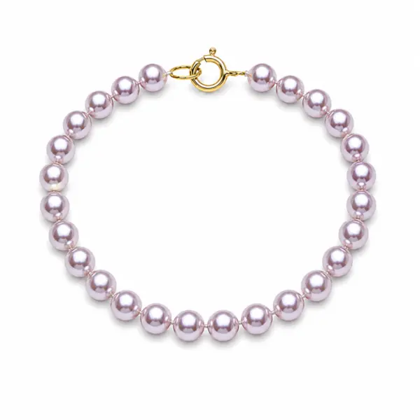 Bratara Perle Naturale Rare, Mici, de 4-5 mm, Calitate AAA+, cu Inchizatoare din Aur de 14K KASKADDA