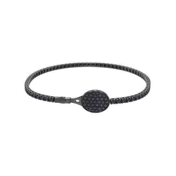 Bratara tennis Heritage cu safire negre de 2.1ct