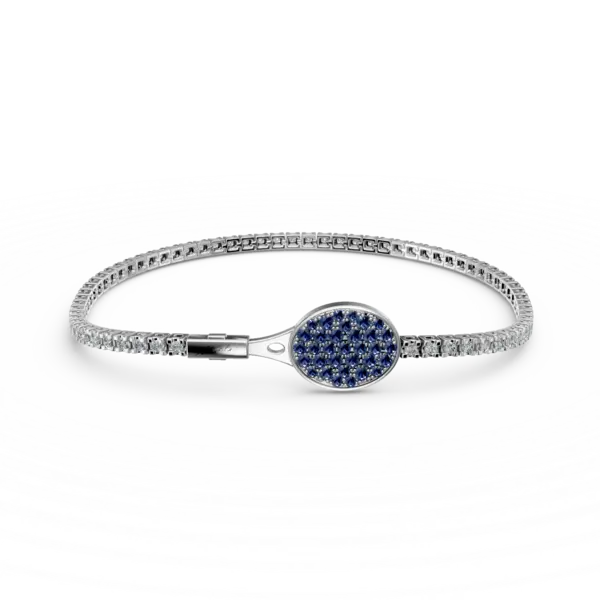 Bratara tennis Wonder cu diamante si safire de 0.2ct