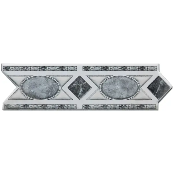 Brau decorativ faianta baie / bucatarie 757 Multi 6 x 20