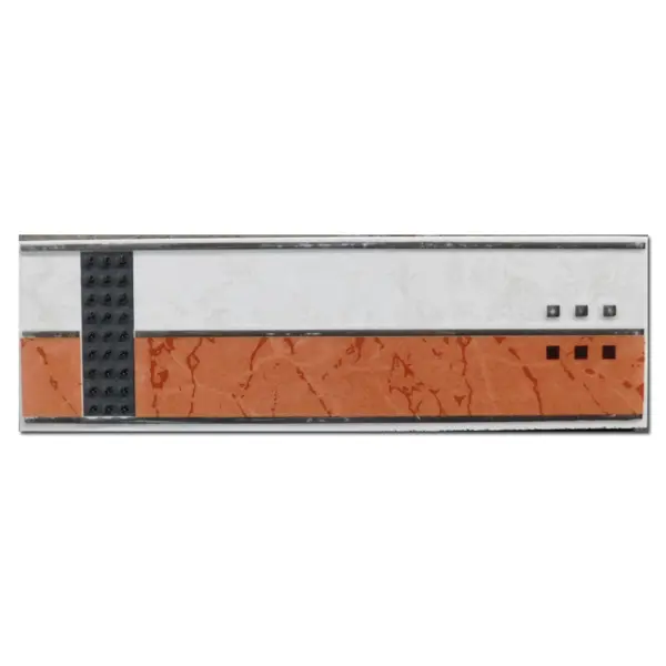 Brau decorativ faianta baie / bucatarie Claudia Beige 7 x 25