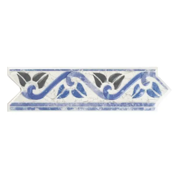 Brau decorativ faianta baie / bucatarie DV 6024 Azul 6 x 20