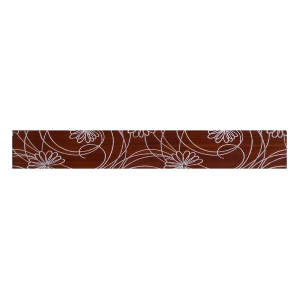 Brau decorativ faianta baie / bucatarie Luna Grace Brown 7 x 50