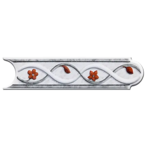 Brau decorativ faianta baie / bucatarie SF 35 Gris 5 x 20