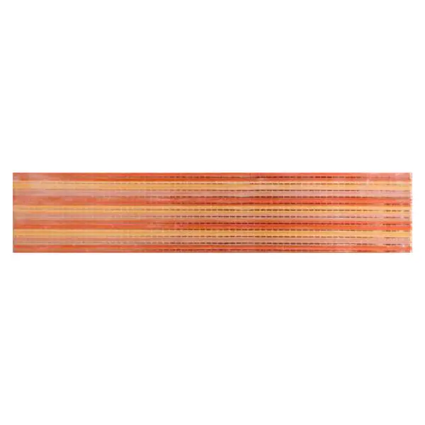 Brau decorativ faianta baie / bucatarie Textline Caramel 7 x 40
