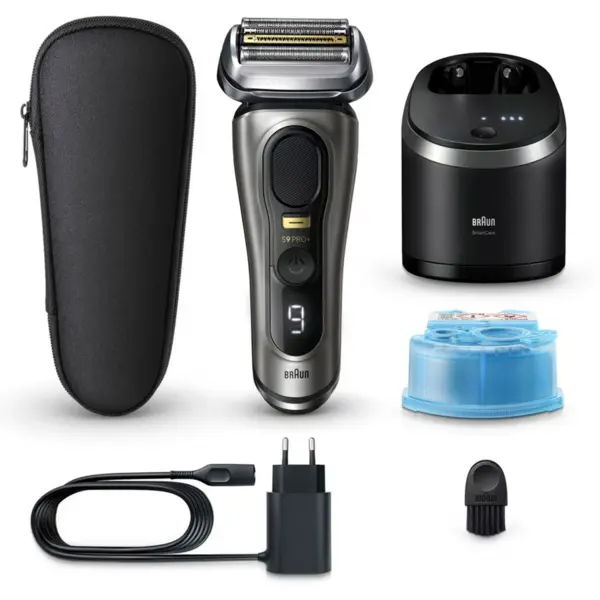 BRAUN Aparat de ras Braun Series 9 Pro+ 9565CC, Argintiu-Negru
