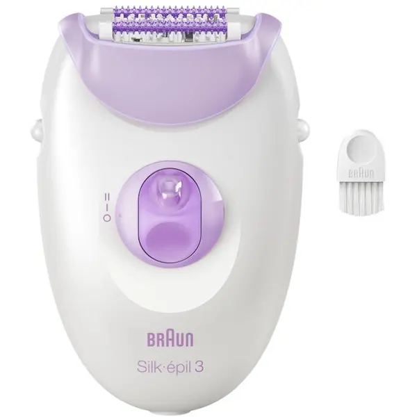 BRAUN Epilator Braun Silk-épil 3 3-000, MicroGrip, Smart Light, 20 de pensete, 2 viteze, Mov
