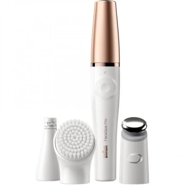 BRAUN Epilator facial Braun 911 Face, Reincarcabil (Alb/Auriu)