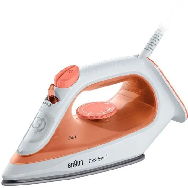 BRAUN Fier de calcat Braun TexStyle SI1009OR, 1900W, alb/portocaliu