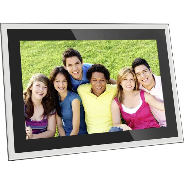 BRAUN Rama foto digitala Braun Phototechnik DigiFrame 10X, WiFi 25,7 cm 10,1 inchi EEC: C (A - G) 1920 x 1200 Pixel 16 GB Negru