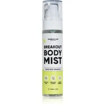 breakout + aid Body Mist spray de corp cu niacinamidă și acid salicilic impotriva acneei